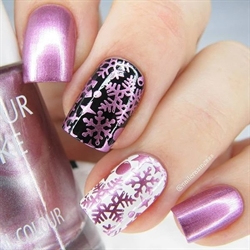 124 Lilac Pink, Stamping Neglelak, Colour Alike (u)